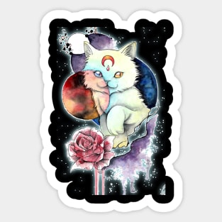 galaxy cat Sticker